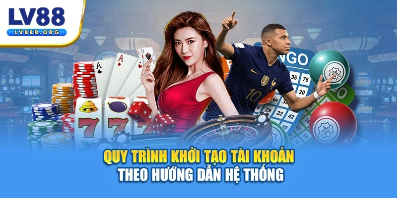 Quy trình khởi tạo tài khoản theo hướng dẫn hệ thống